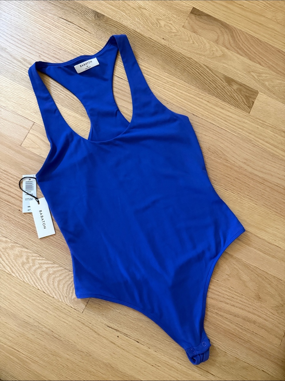 Atelier Babaton Cobalt Contour Aquaria Racerback Bodysuit